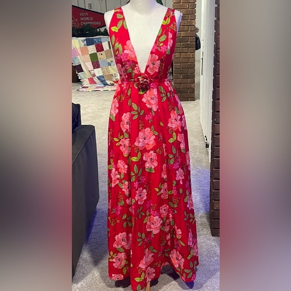 J. Crew Floral Maxi Dress Size Small - Picture 4 of 4